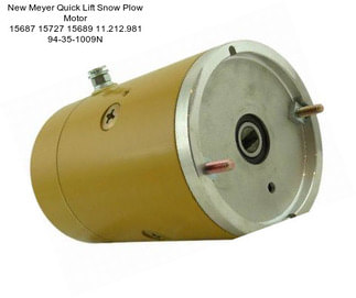 New Meyer Quick Lift Snow Plow Motor 15687 15727 15689 11.212.981 94-35-1009N