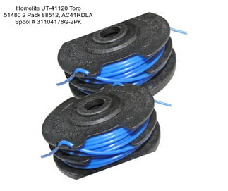 Homelite UT-41120 Toro 51480 2 Pack 88512, AC41RDLA Spool # 31104178G-2PK