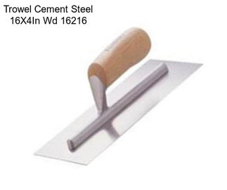Trowel Cement Steel 16X4In Wd 16216