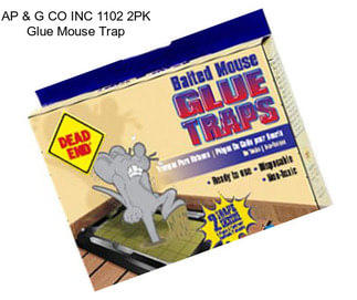 AP & G CO INC 1102 2PK Glue Mouse Trap