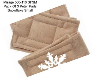 Mirage 500-110 SFSM Pack Of 3 Peter Pads Snowflake Small