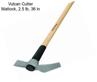 Vulcan Cutter Mattock, 2.5 lb, 36 in