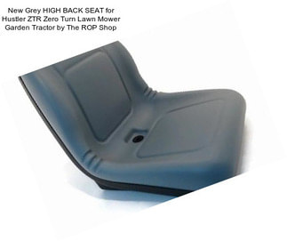 New Grey HIGH BACK SEAT for Hustler ZTR Zero Turn Lawn Mower Garden Tractor by The ROP Shop