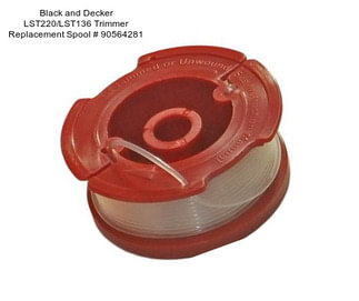 Black and Decker LST220/LST136 Trimmer Replacement Spool # 90564281