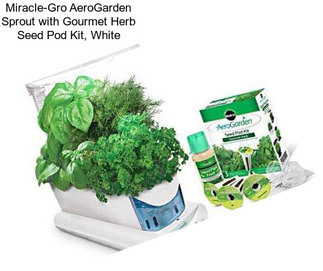 Miracle-Gro AeroGarden Sprout with Gourmet Herb Seed Pod Kit, White