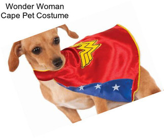 Wonder Woman Cape Pet Costume