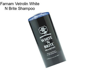 Farnam Vetrolin White N Brite Shampoo