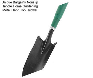 Unique Bargains Nonslip Handle Home Gardening Metal Hand Tool Trowel