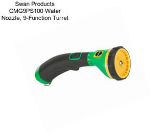 Swan Products CMG9PS100 Water Nozzle, 9-Function Turret