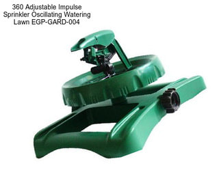 360 Adjustable Impulse Sprinkler Oscillating Watering Lawn EGP-GARD-004