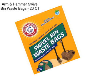 Arm & Hammer Swivel Bin Waste Bags - 20 CT