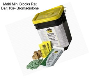 Maki Mini Blocks Rat Bait 16#- Bromadiolone