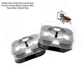 Outtop New Automatic Cockroach House Insects Bugs Capture Bait Trap Killer Catcher Box