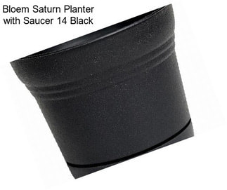 Bloem Saturn Planter with Saucer 14\