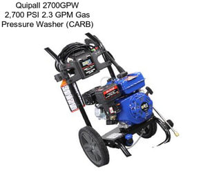 Quipall 2700GPW 2,700 PSI 2.3 GPM Gas Pressure Washer (CARB)