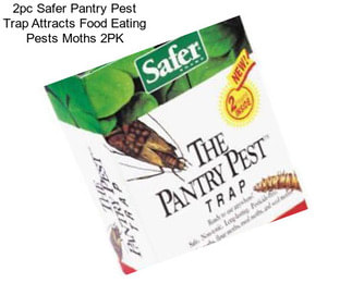 2pc Safer Pantry Pest Trap Attracts Food Eating Pests Moths 2PK
