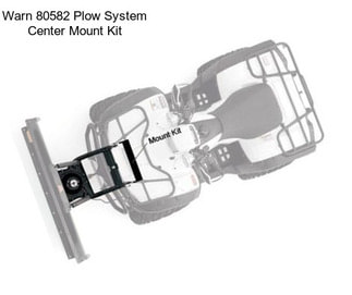Warn 80582 Plow System Center Mount Kit