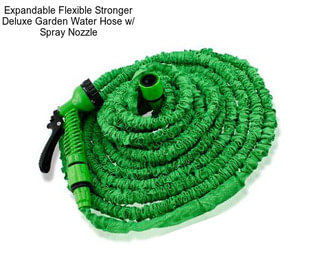 Expandable Flexible Stronger Deluxe Garden Water Hose w/ Spray Nozzle