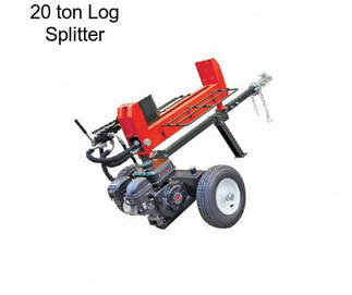 20 ton Log Splitter