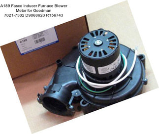 A189 Fasco Inducer Furnace Blower Motor for Goodman 7021-7302 D9868620 R156743