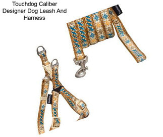 Touchdog Caliber Designer Dog Leash And Harness