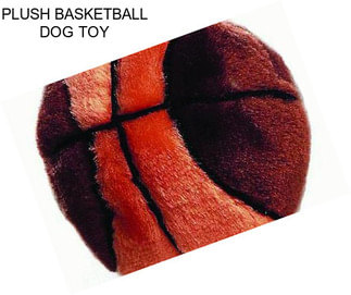 PLUSH BASKETBALL DOG TOY