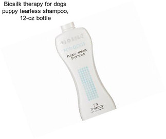 Biosilk therapy for dogs puppy tearless shampoo, 12-oz bottle