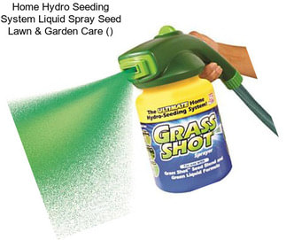 Home Hydro Seeding System Liquid Spray Seed Lawn & Garden Care ()