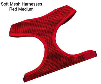 Soft Mesh Harnesses Red Medium