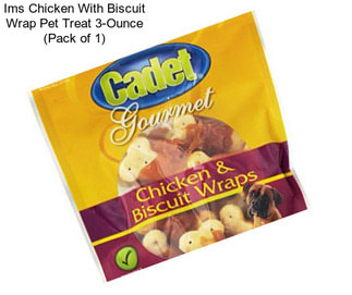Ims Chicken With Biscuit Wrap Pet Treat 3-Ounce (Pack of 1)