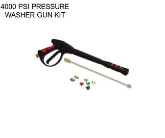 4000 PSI PRESSURE WASHER GUN KIT