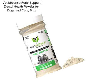 VetriScience Perio Support Dental Health Powder for Dogs and Cats, 5 oz