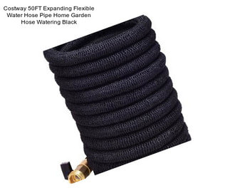 Costway 50FT Expanding Flexible Water Hose Pipe Home Garden Hose Watering Black