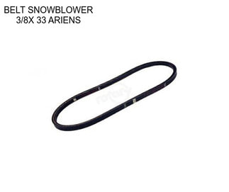 BELT SNOWBLOWER 3/8\