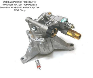 2800 psi POWER PRESSURE WASHER WATER PUMP Excell Devilbiss XLVR2522 A07908 by The ROP Shop