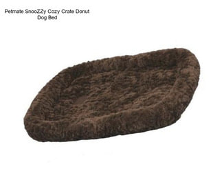 Petmate SnooZZy Cozy Crate Donut Dog Bed