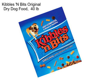 Kibbles \'N Bits Original Dry Dog Food,  40 lb