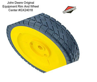 John Deere Original Equipment Rim And Wheel Center #GX24018