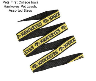 Pets First College Iowa Hawkeyes Pet Leash, Assorted Sizes