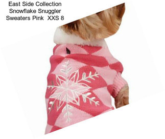 East Side Collection Snowflake Snuggler Sweaters Pink  XXS 8\