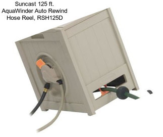 Suncast 125 ft. AquaWinder Auto Rewind Hose Reel, RSH125D