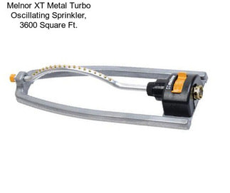 Melnor XT Metal Turbo Oscillating Sprinkler, 3600 Square Ft.