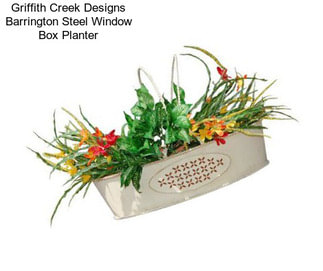 Griffith Creek Designs Barrington Steel Window Box Planter