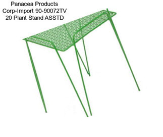 Panacea Products Corp-Import 90-90072TV 20\