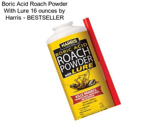 Boric Acid Roach Powder With Lure 16 ounces by Harris - BESTSELLER