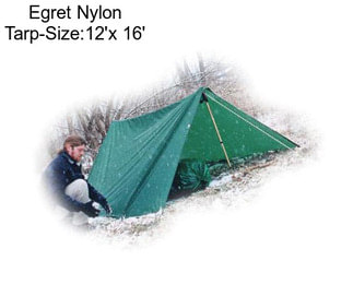 Egret Nylon Tarp-Size:12\'x 16\'