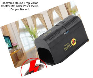 Electronic Mouse Trap Victor Control Rat Killer Pest Electric Zapper Rodent