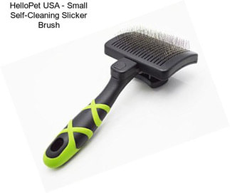 HelloPet USA - Small Self-Cleaning Slicker Brush