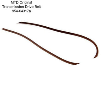 MTD Original Transmission Drive Belt 954-04317a