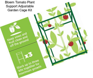 Bloem Tomato Plant Support Adjustable Garden Cage Kit